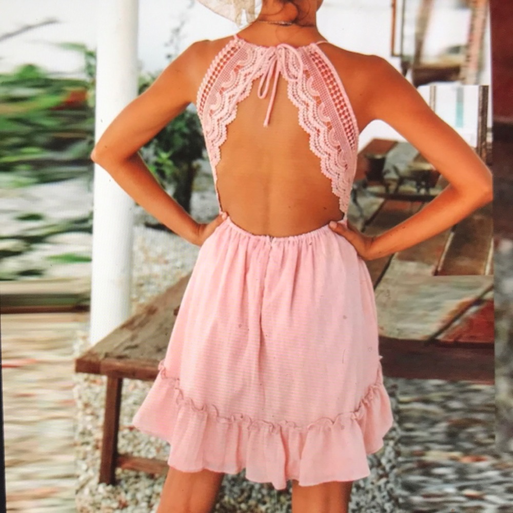 Brand New Women’s Sleeveless Lace Dress - Picture 4 of 5